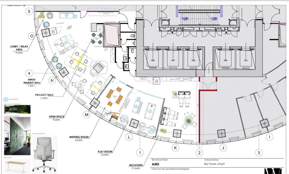 Spatiu birouri Sky Tower | Promenada Mall | 292MP |