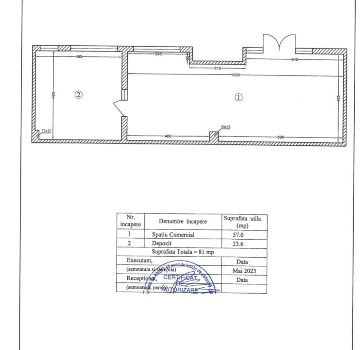 Spatiu Comercial 81MP - 9ML Vitrina | Produce Venituri | Pipera 1 - Aviatiei