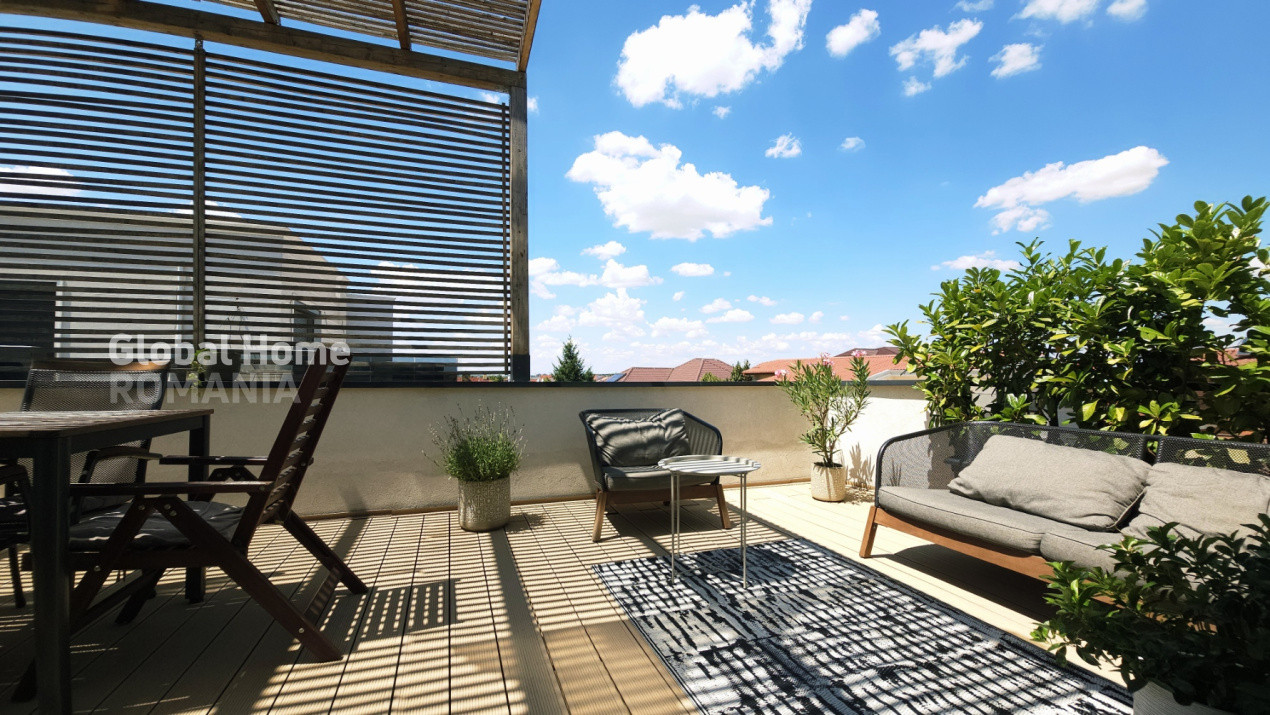 Penthouse Panoramic  155 MP | Bloc Boutique Rond OMW Pipera | Loc Parcare