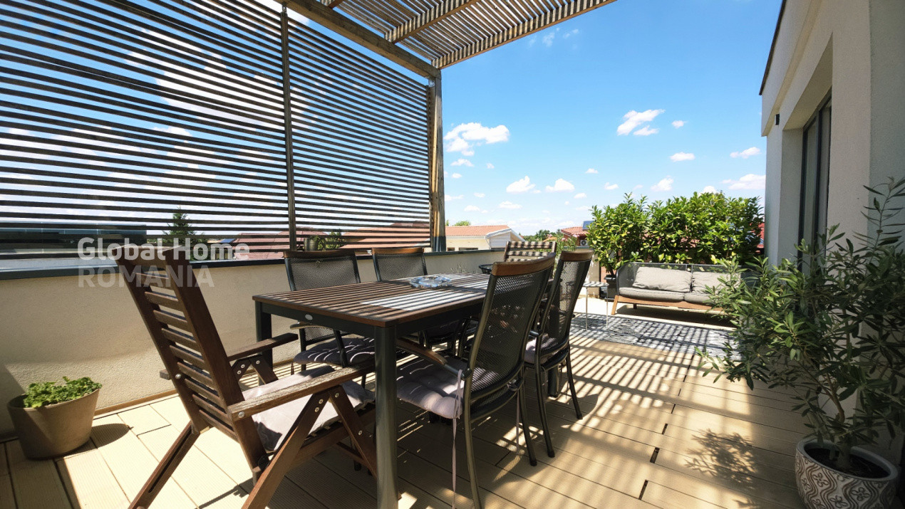 Penthouse Panoramic  155 MP | Bloc Boutique Rond OMW Pipera | Loc Parcare