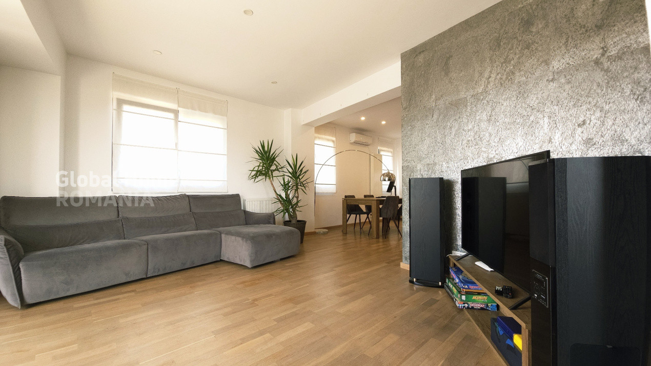 Penthouse Panoramic  155 MP | Bloc Boutique Rond OMW Pipera | Loc Parcare