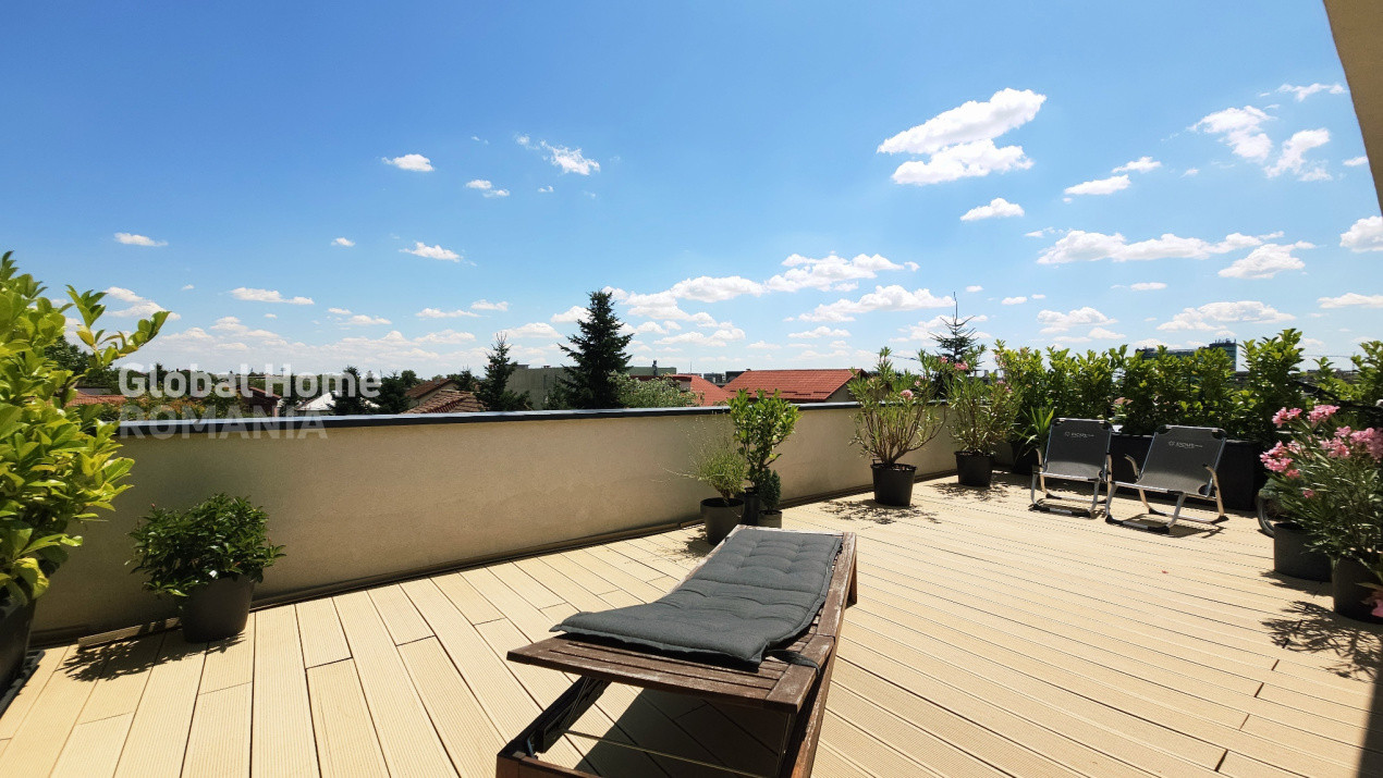 Penthouse Panoramic  155 MP | Bloc Boutique Rond OMW Pipera | Loc Parcare