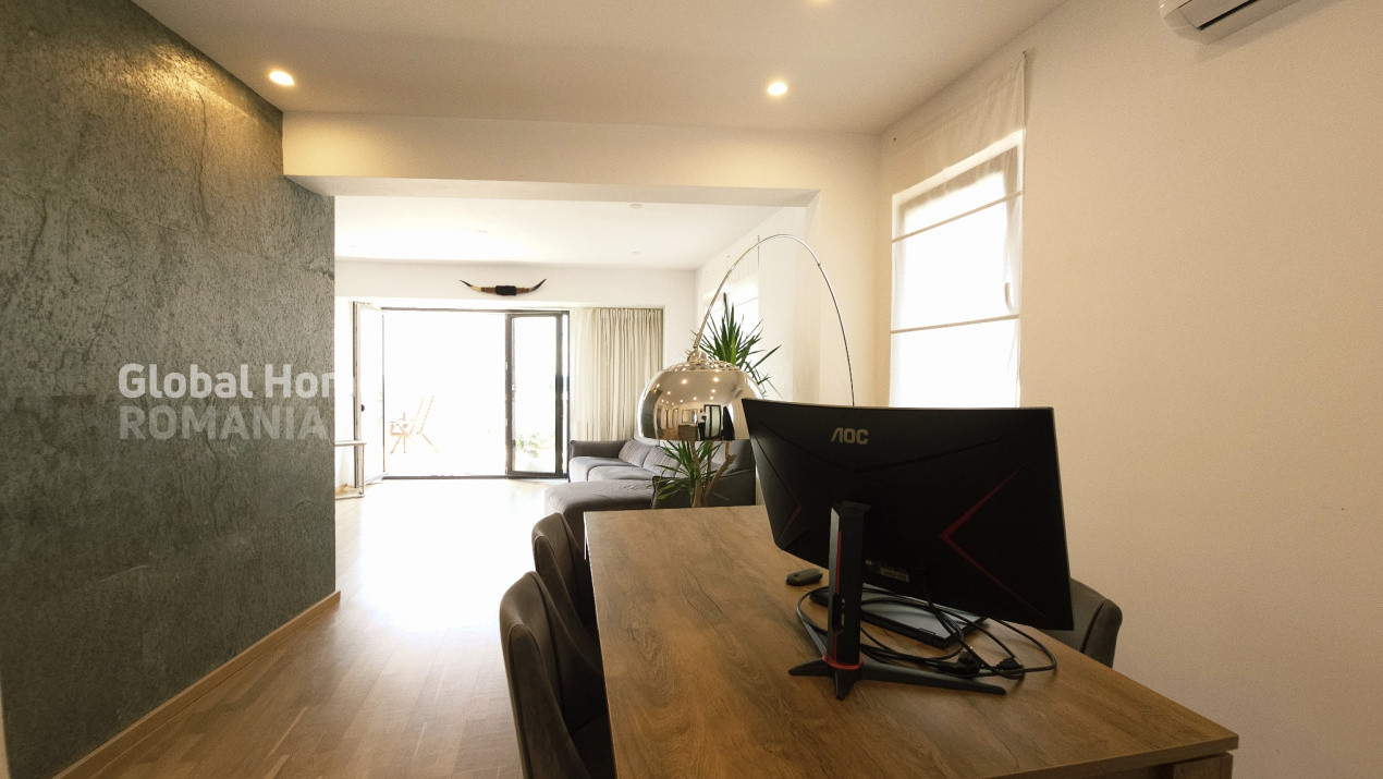 Penthouse Panoramic  155 MP | Bloc Boutique Rond OMW Pipera | Loc Parcare