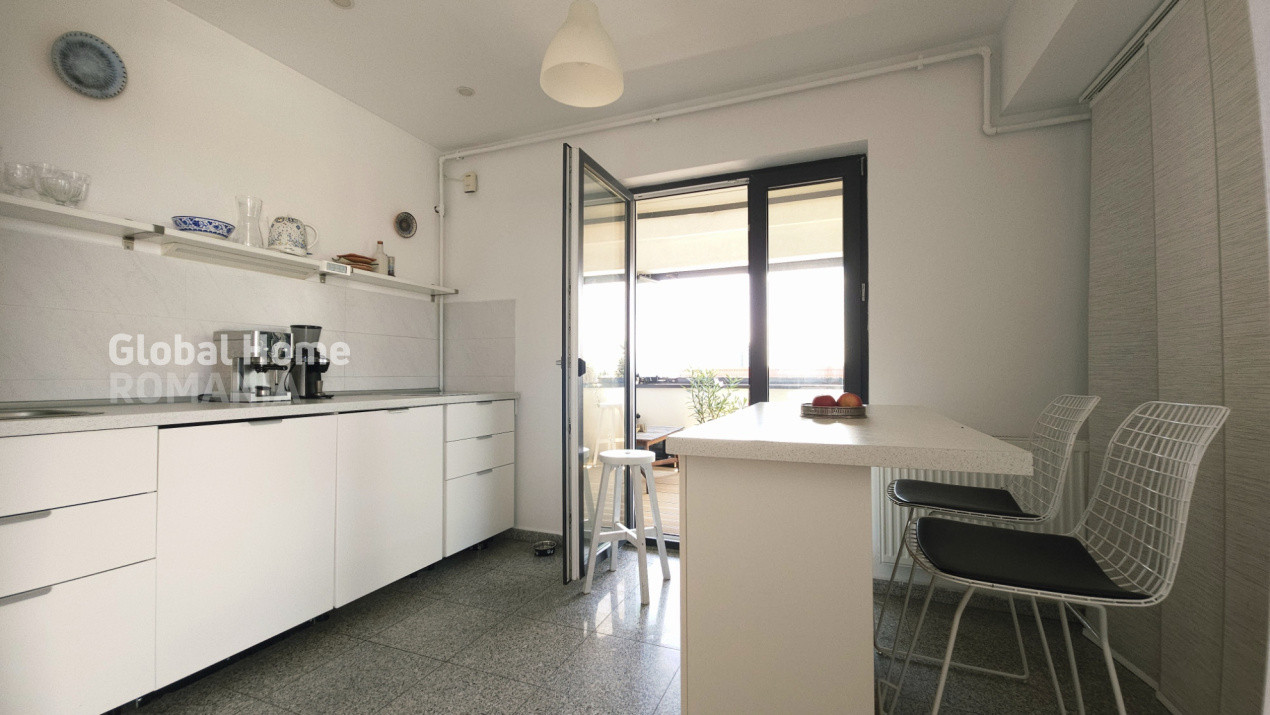 Penthouse Panoramic  155 MP | Bloc Boutique Rond OMW Pipera | Loc Parcare