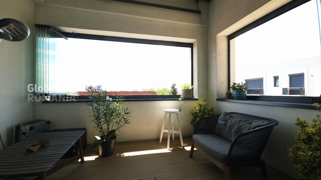 Penthouse Panoramic  155 MP | Bloc Boutique Rond OMW Pipera | Loc Parcare