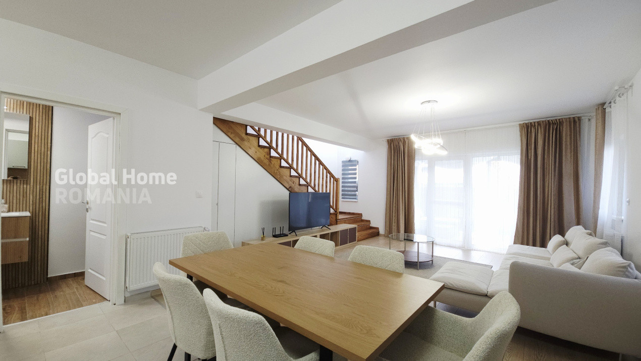 Vila moderna 126 MP | Tunari | Curte 145 MP | First Rent