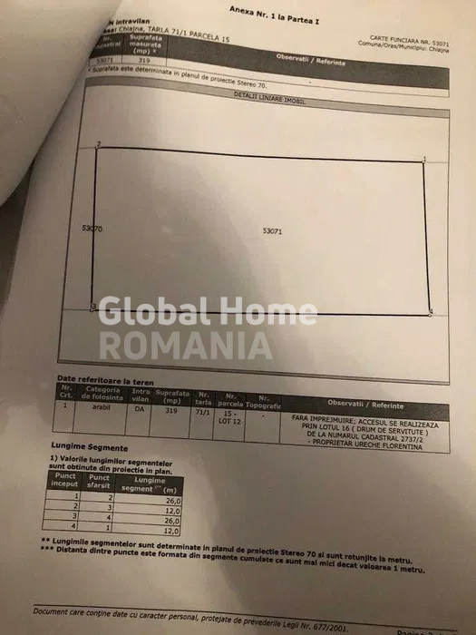 Teren intravilan 400MP | Chiajna |