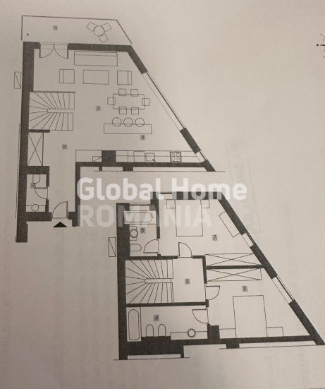 Duplex 3 camere 127MP | Sisesti | Vedere spre lac | Prima inchiriere |