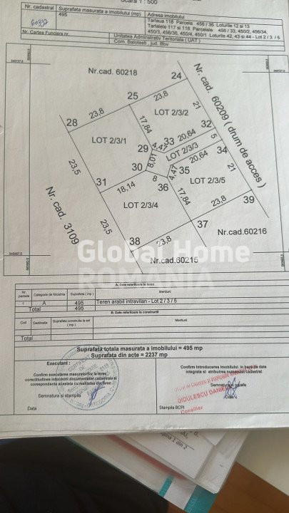 Teren 495 MP | Corbeanca | Intravilan | Oportunitate de investitie |