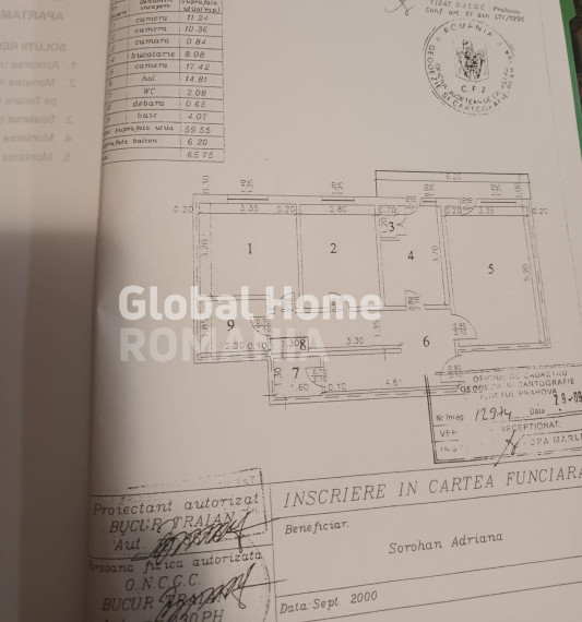 Apartament 3camere 65MP | Ploiesti | Mobilat | Bd. Bucuresti |