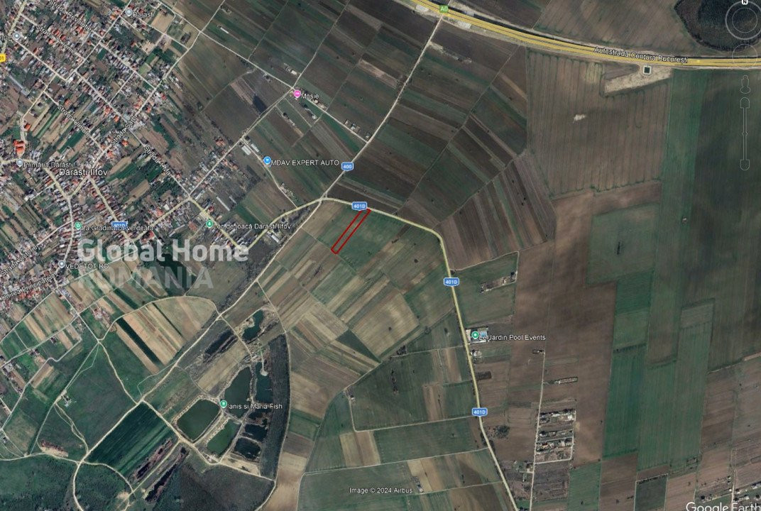 Teren intravilan 5610MP | Darasti-Ilfov | Oportunitate investitie/constructie |