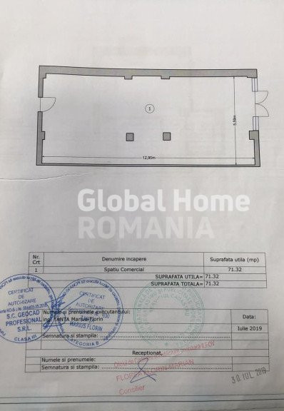 Spațiu Comercial sau Birouri 96MP | Chiajna | Militari | Bloc nou |
