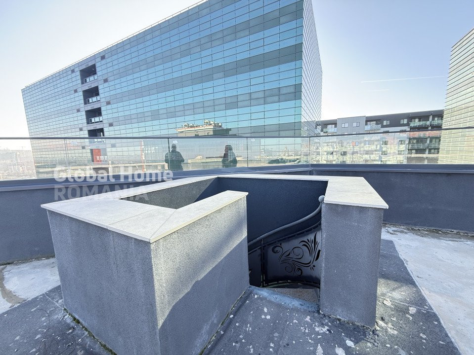 Penthouse Pipera 127M plus Terasa 250MP | Bloc nou | Loc Parcare