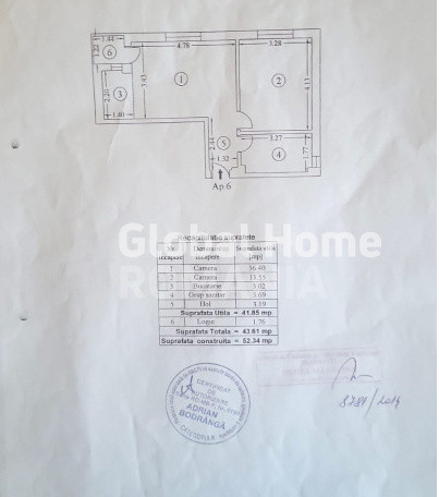 Apartament 2 camere 43MP | Bucurestii Noi | Bloc nou 2013 | Metrou Laminorului |