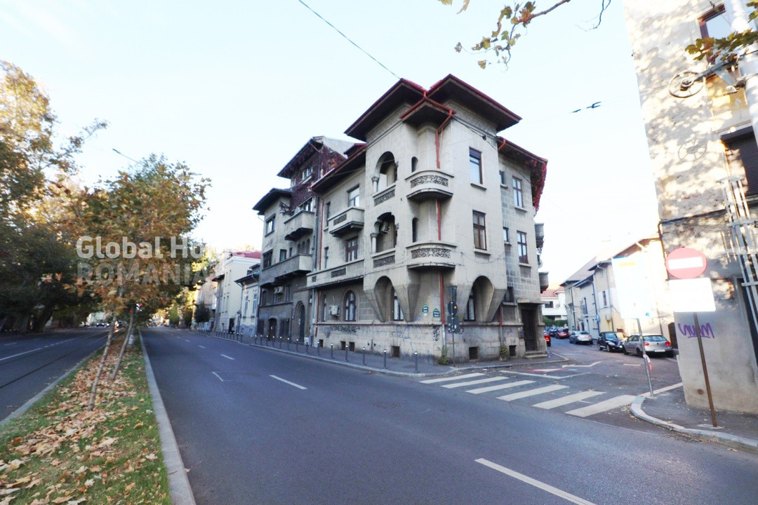 Spatiu birouri - 3 camere | Zona Cismigiu | Et. 2 – Cladire Interbelica | 107 MP
