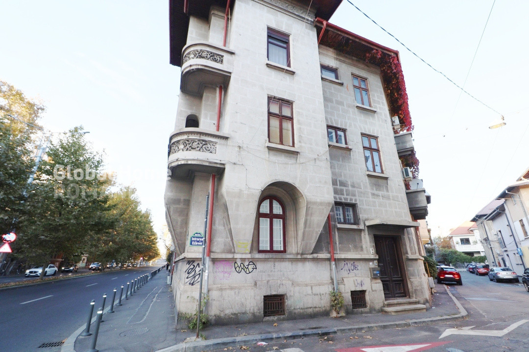 Spatiu birouri - 3 camere | Zona Cismigiu | Et. 2 – Cladire Interbelica | 107 MP