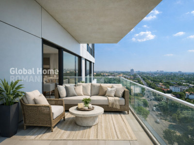 Panoramic View 16 Floor | 4 Rooms 154SQM + 2 Parking | One Verdi Park -Floreasca