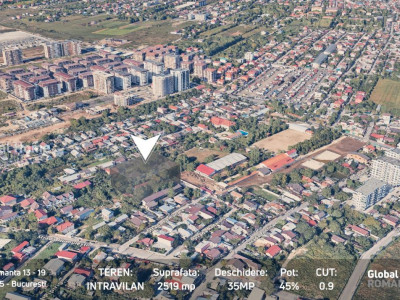 Teren 2519 MP - Deschidere 34 MP •  Sector 5 - Salaj •  Documentatie Verificata