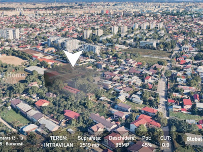 Teren 2519 MP - Deschidere 34 MP •  Sector 5 - Salaj •  Documentatie Verificata