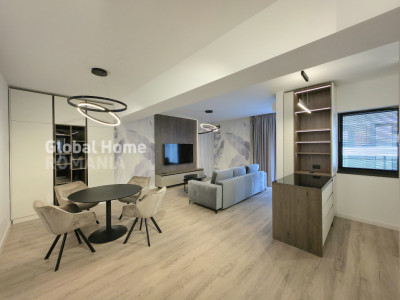 2 Rooms+Terrace 13SQM+Parking | Designer Furniture | Pipera - Crystal North
