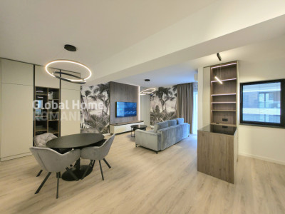 2 Rooms+Terrace 13SQM+Parking | Designer Furniture | Pipera - Crystal North