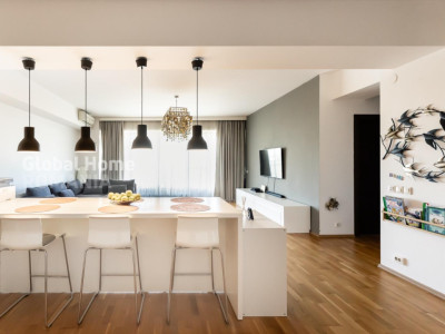 Apartament 3 cam 98MP | Pipera-Tunari | Loc de parcare | Mobilat | Utilat |